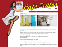 Tablet Screenshot of cafe-zeitlos-bonn.de